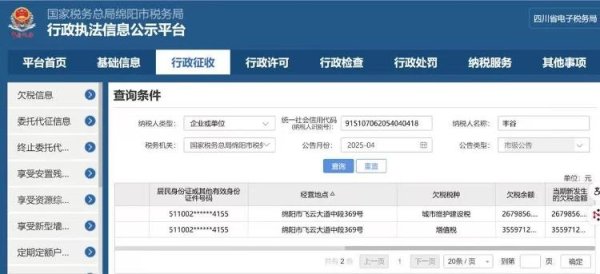 一直牛配资 海量财经丨丰谷酒业欠税3559.71万元 开年首月销售同比增长82.14%